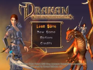 Drakan - The Ancients' Gates screen shot title